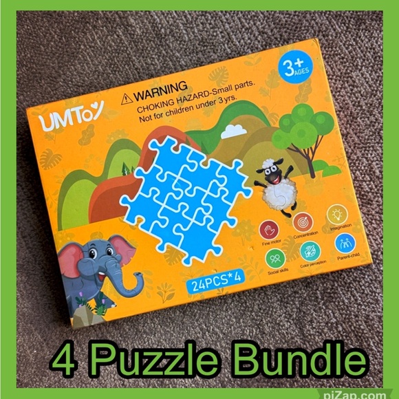 Other - 🧩 Brand New Puzzle Bundle of 4